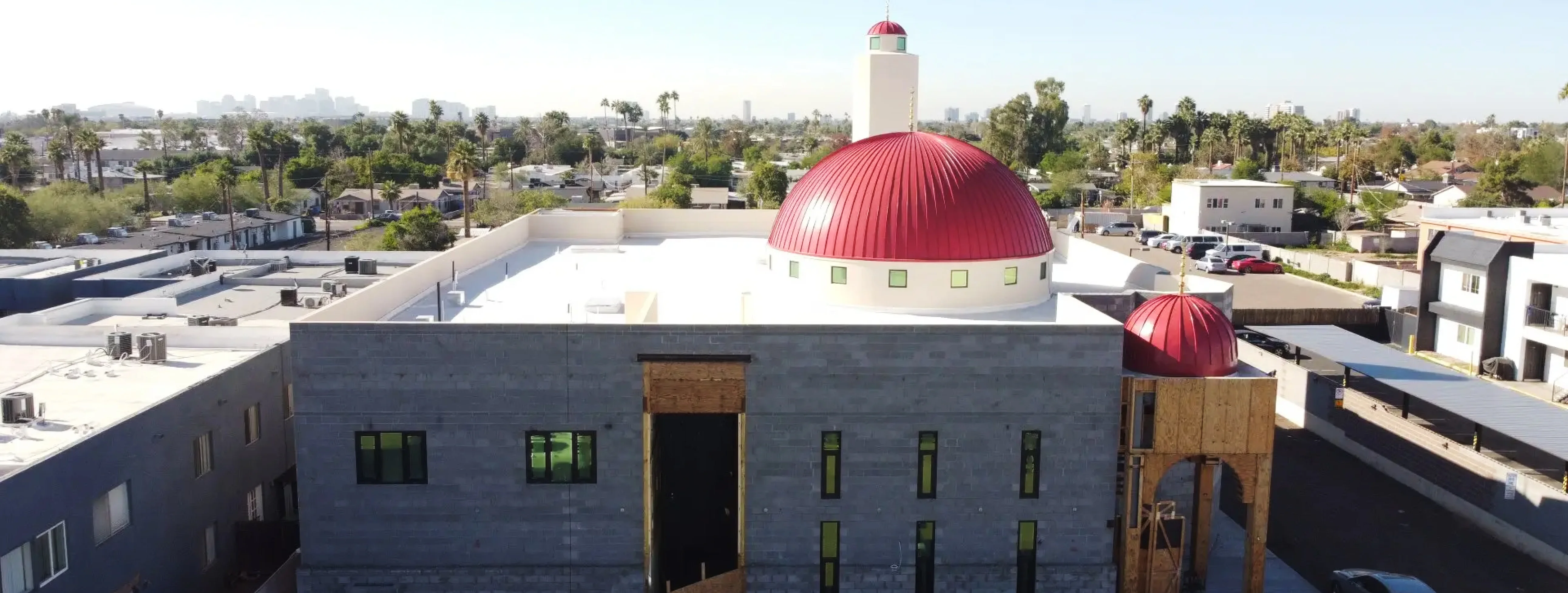 Exterior view of Muslim Community Mosque Phoenix Phoenix building